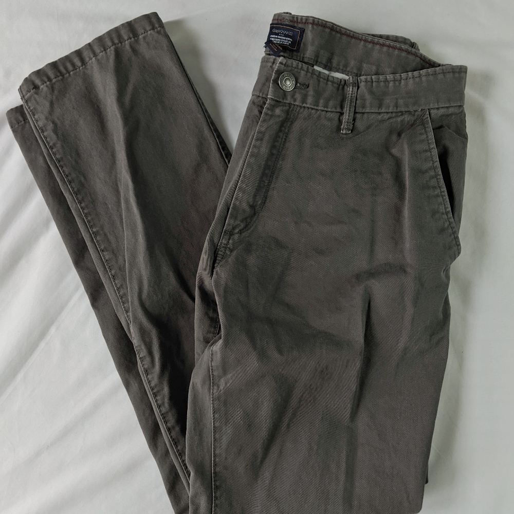 GAP lived-in tapered khakis